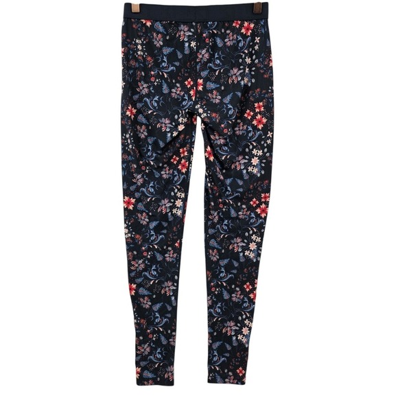 Kari Traa Womens M Fryd Navy Floral Base Layer Pants - Picture 4 of 12